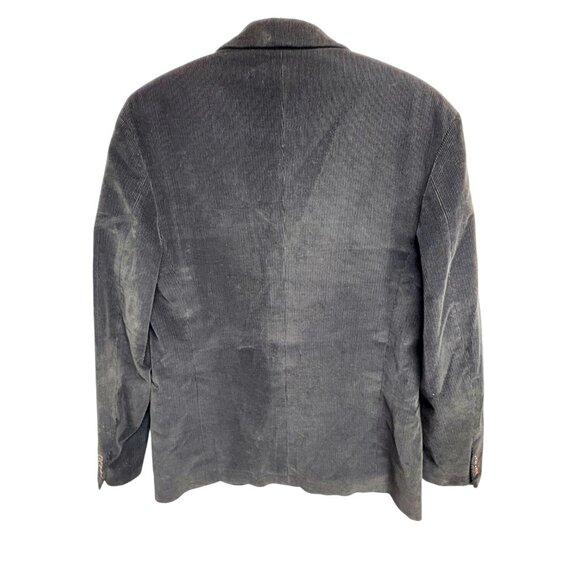 Polo Ralph Lauren Black Cotton Corduroy Made in Italy Blazer - Picture 9 of 12